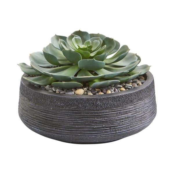 Nearly Natural Indoor Giant Echeveria Succulent Artificial Plant