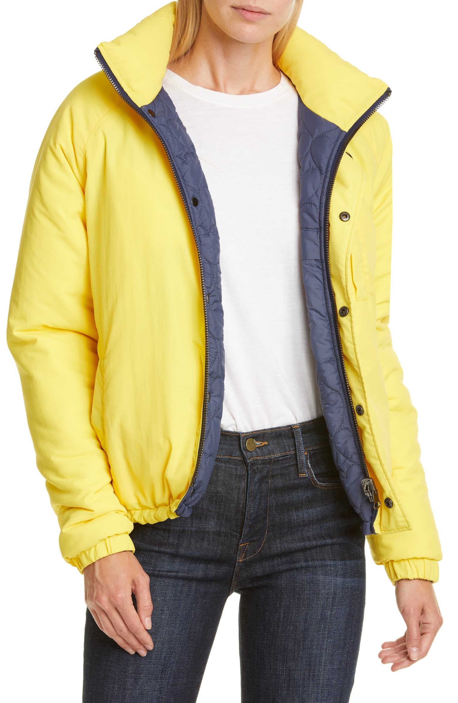Opening ceremony reversible top coat