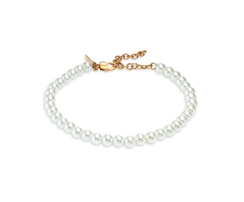 Lele Sadoughi Concrete Juggle Simple Faux-Pearl Choker