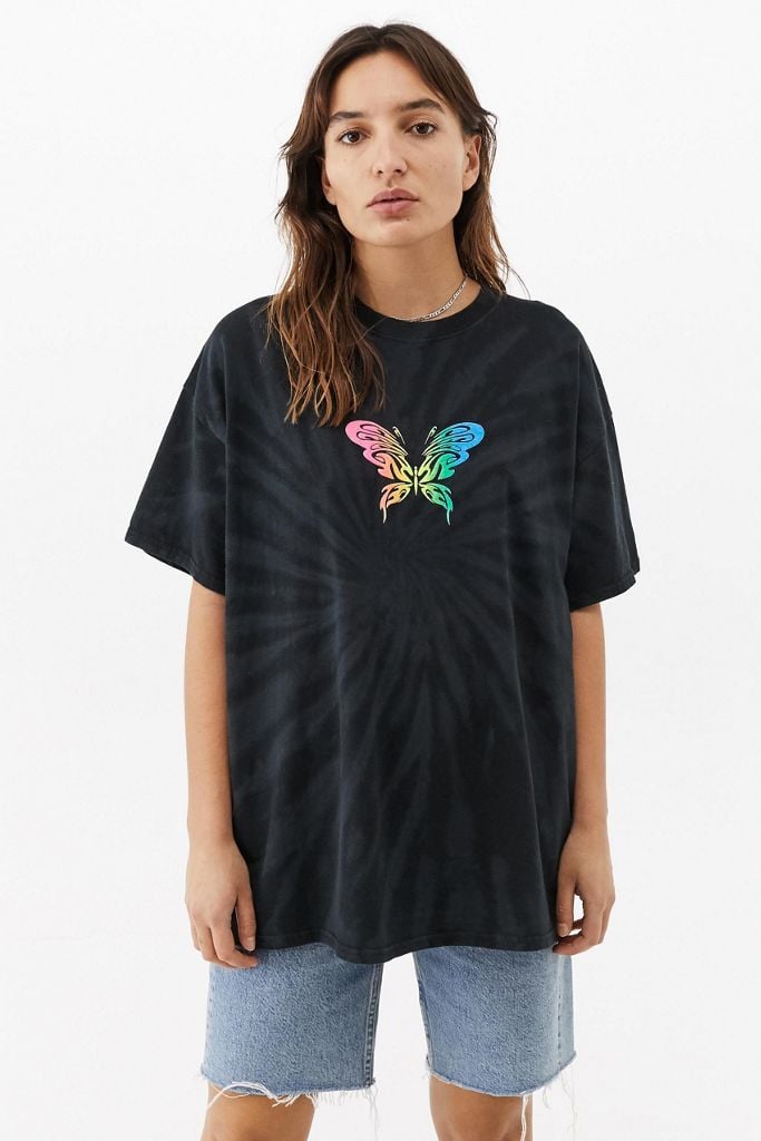 UO Butterfly Tie-Dye Dad Tee