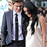 Off screen, he was still being ridiculously cute with Vanessa.