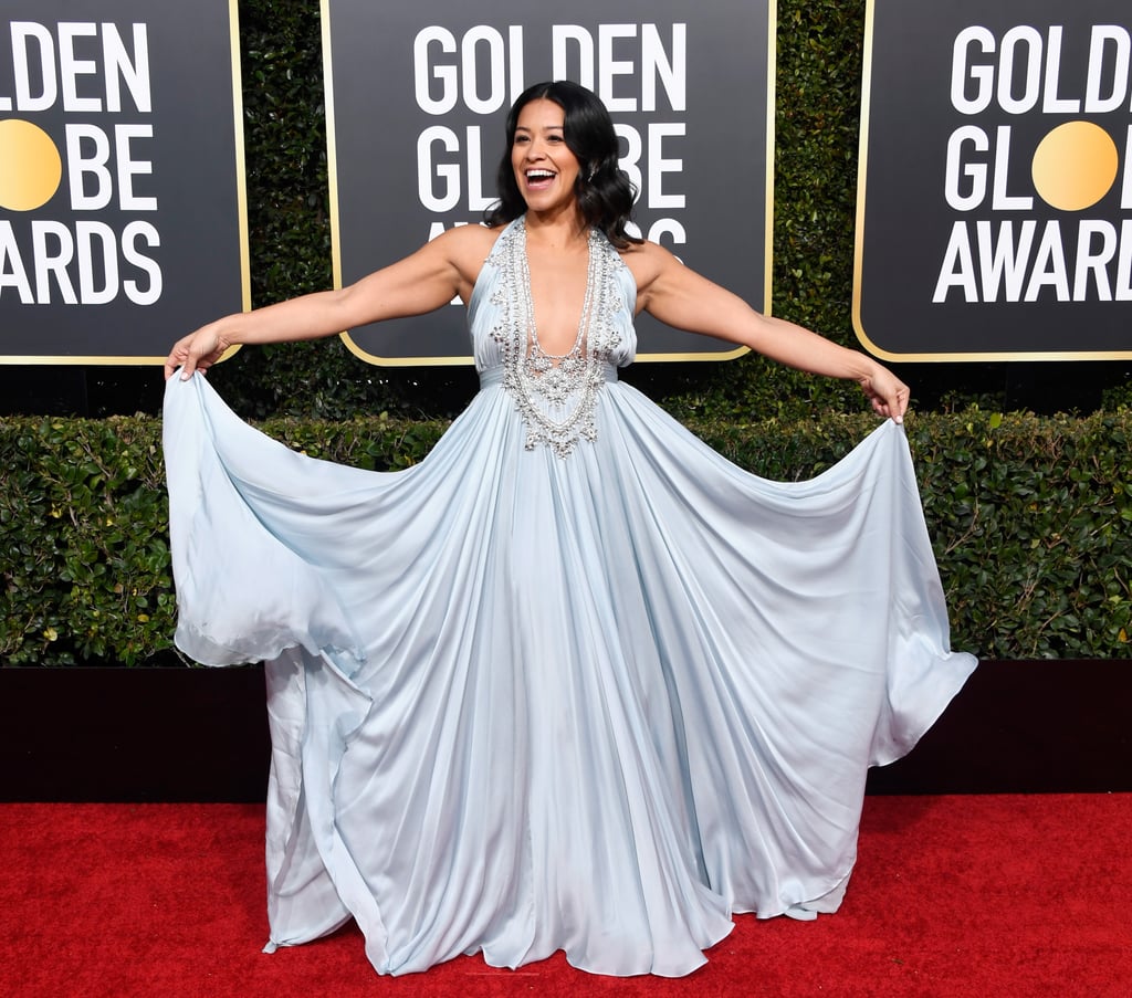 Gina Rodriguez at the 2019 Golden Globes