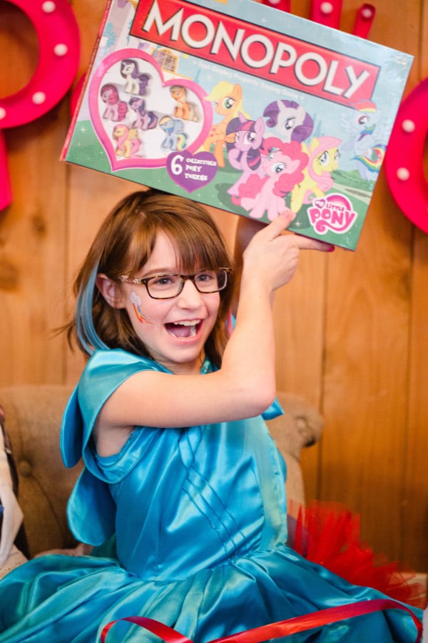 Ally was spoiled by all of her friends and family with more My Little Pony toys than I’ve ever seen. Since her birthday is so close to Christmas, I like putting some of the toys/gifts away and pulling them out on a rainy or sick day at home.