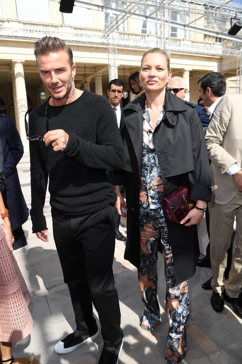 Kate Moss Wore a Matching Set to the Louis Vuitton Show