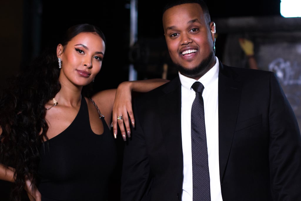 Maya Jama and Chunkz at the MOBO Awards 2020