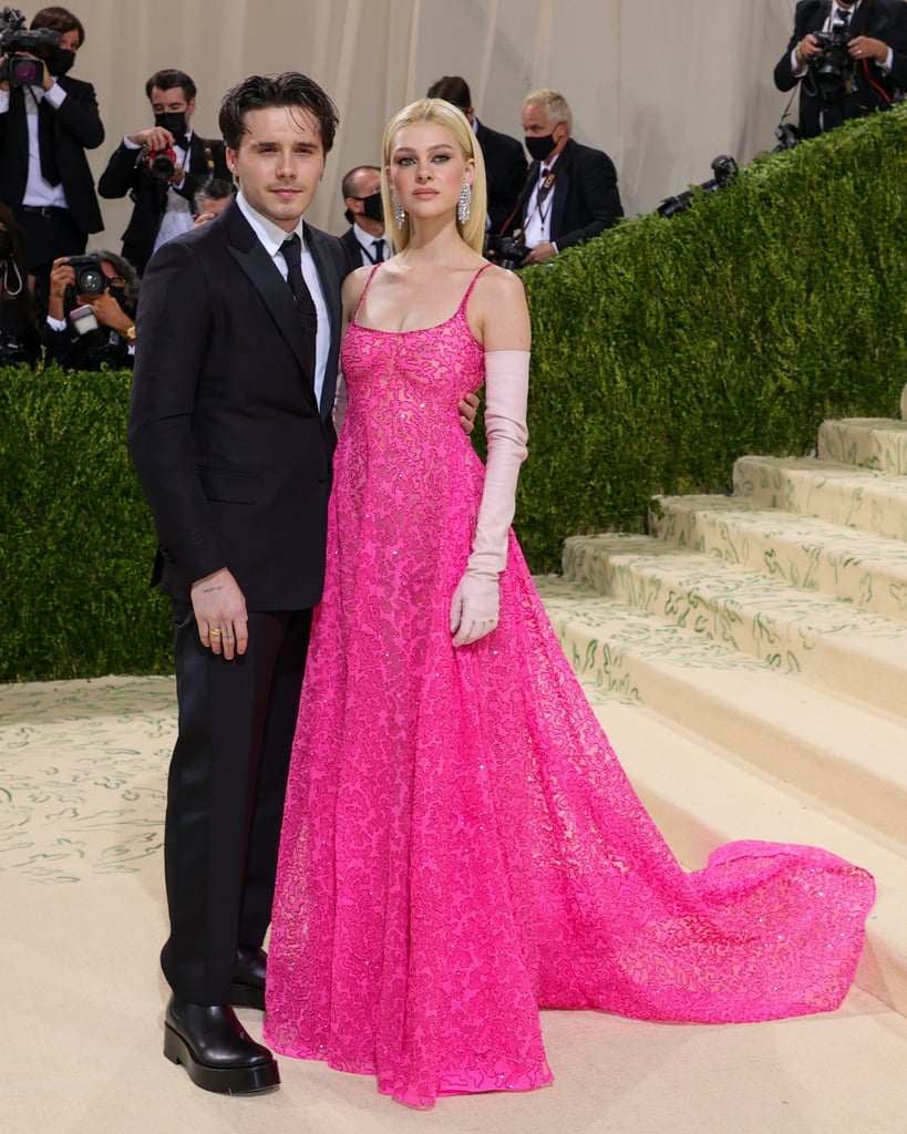 Brooklyn Beckham and Nicola Peltz at the Met Gala 2021