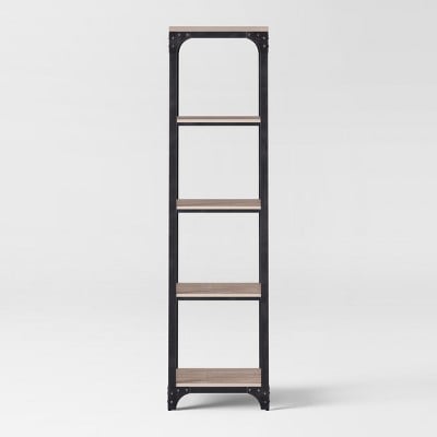 Threshold 72" Franklin 5 Shelf Narrow Bookshelf