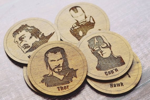 Avengers Drink Coasters