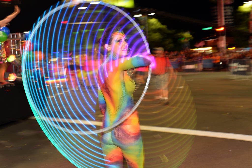 Participants marched in Sydney, Australia, for the annual gay pride/Mardi Gras parade.