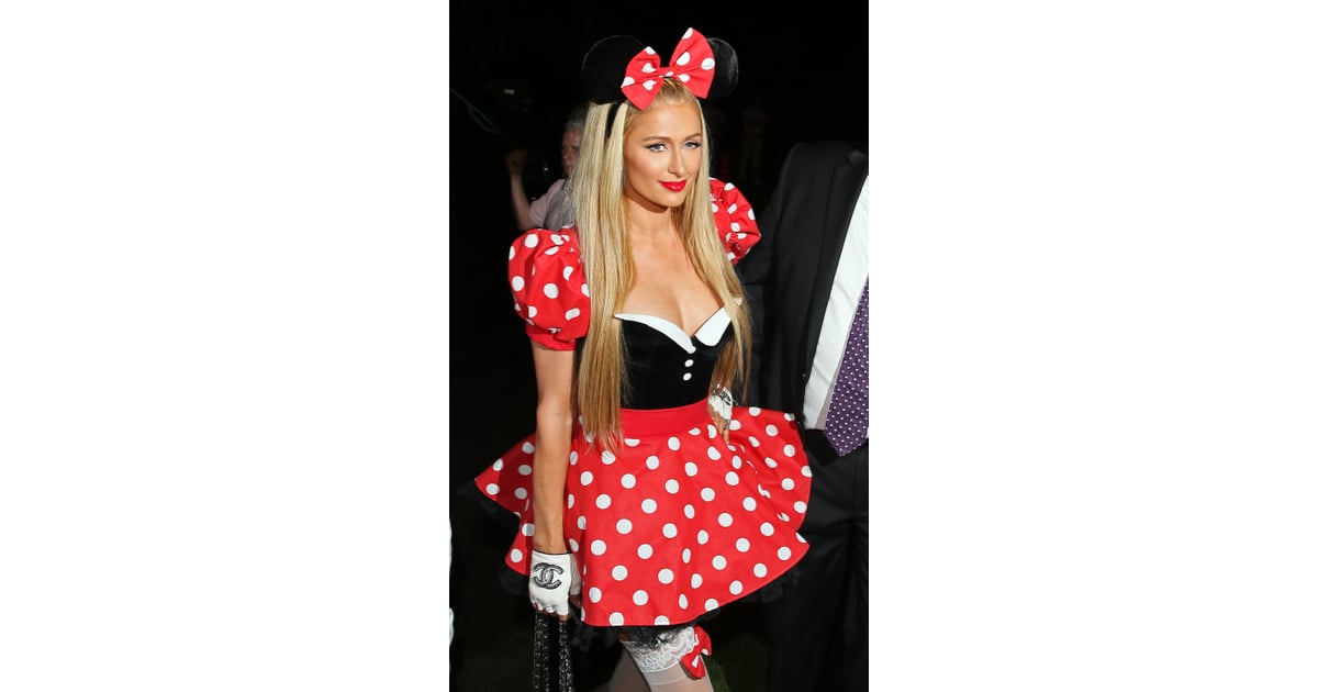 Sexy Minnie Mouse 2014 Paris Hiltons Halloween Costumes Pictures