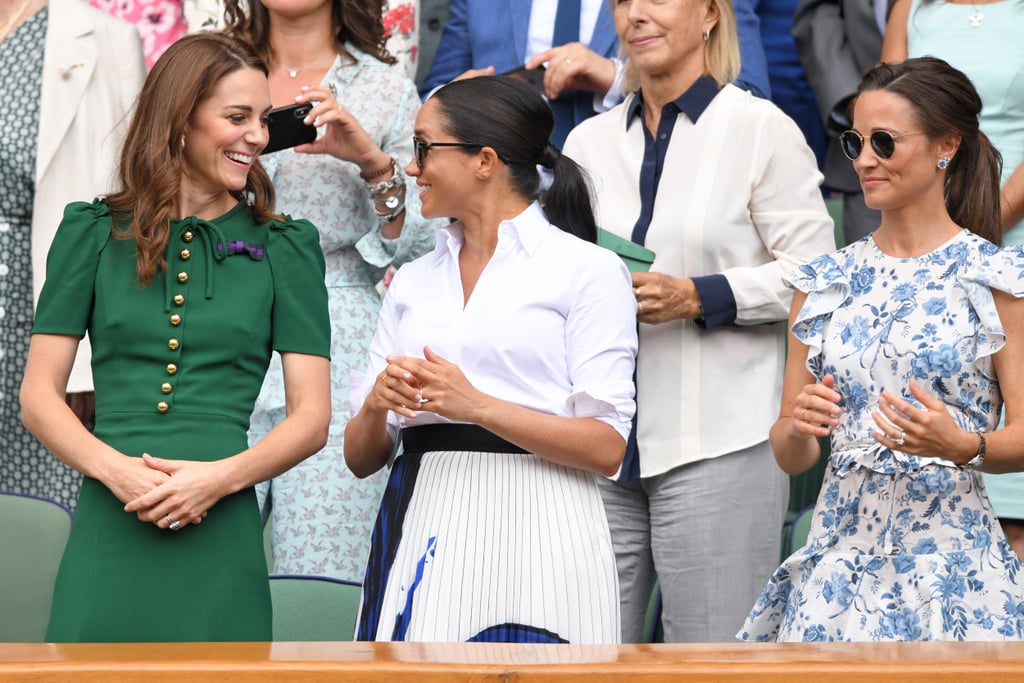 Meghan Markle and Kate Middleton at Wimbledon 2019 Pictures