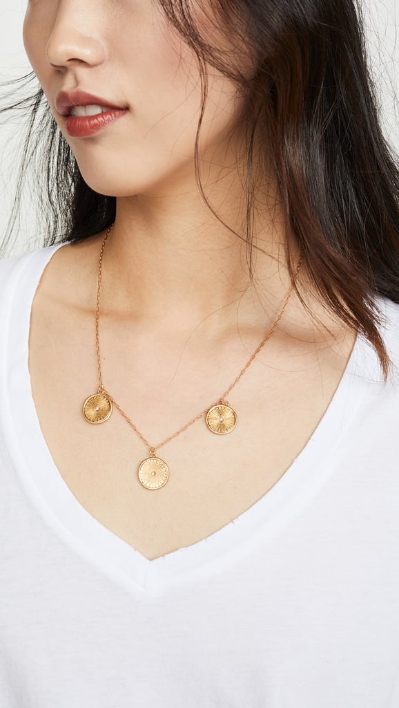 Madewell Triple Coin Pendant Necklace