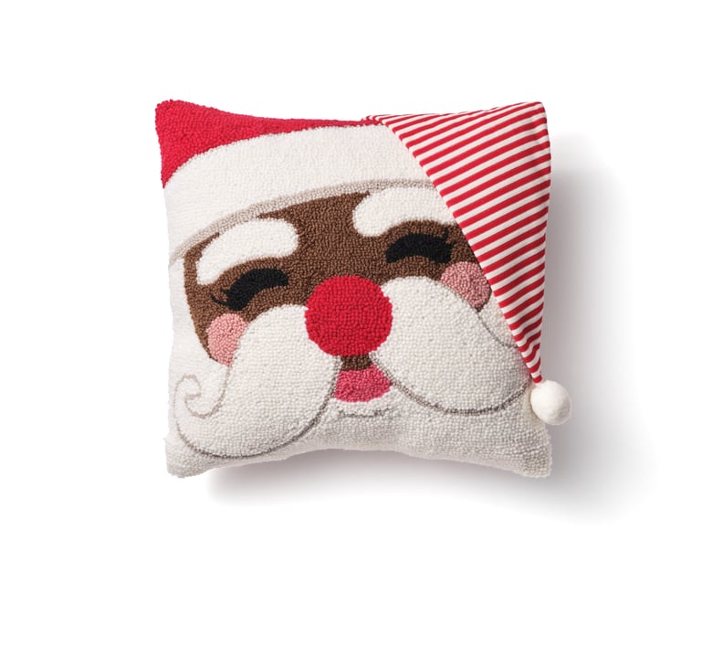 Michaels Christmas Decorations: Peppermint Lane Santa Accent Pillow