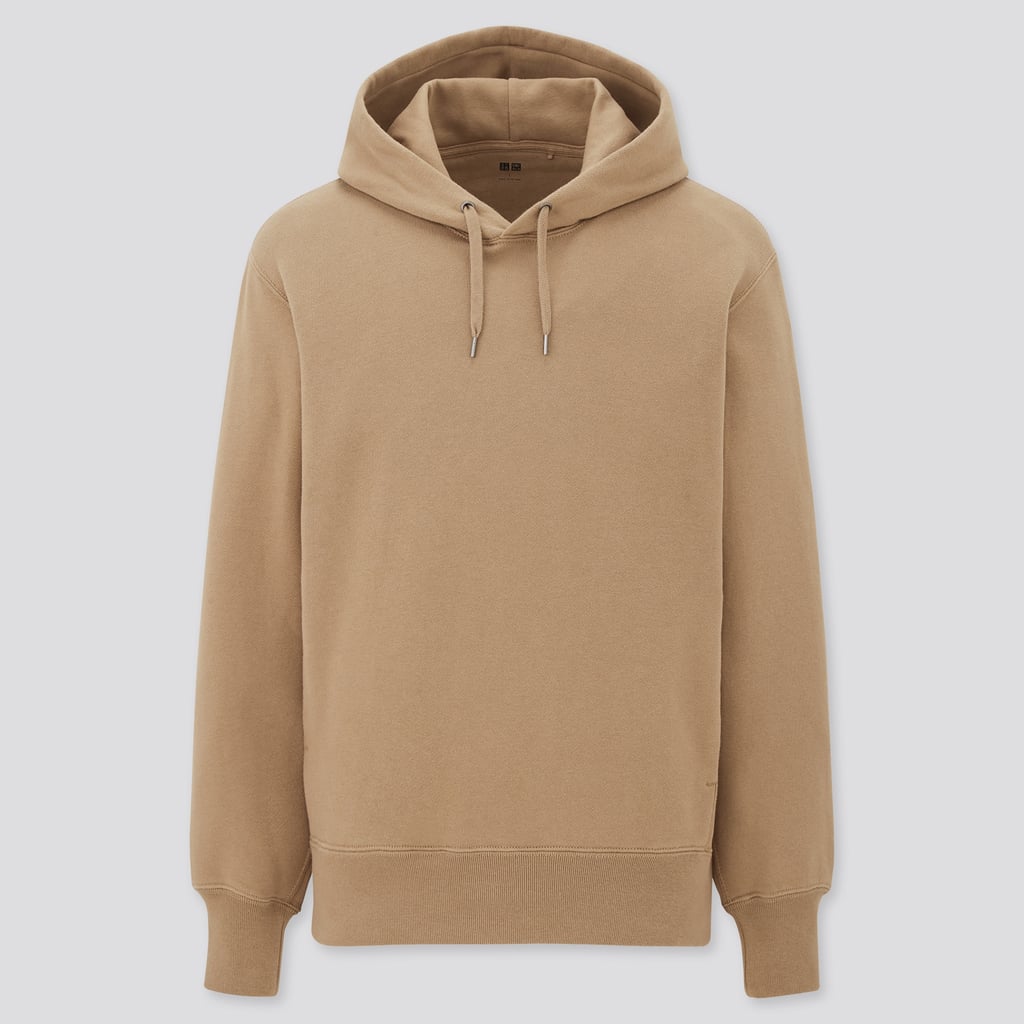 "I've been living in this soft, fitted Long-Sleeve Hooded Sweatshirt from Uniqlo ($30). It of course pairs nicely with some sweatpants to lounge around the house in, but also makes for a chic outfit when worn with a polished jacket and real pants. I need one in every color!"