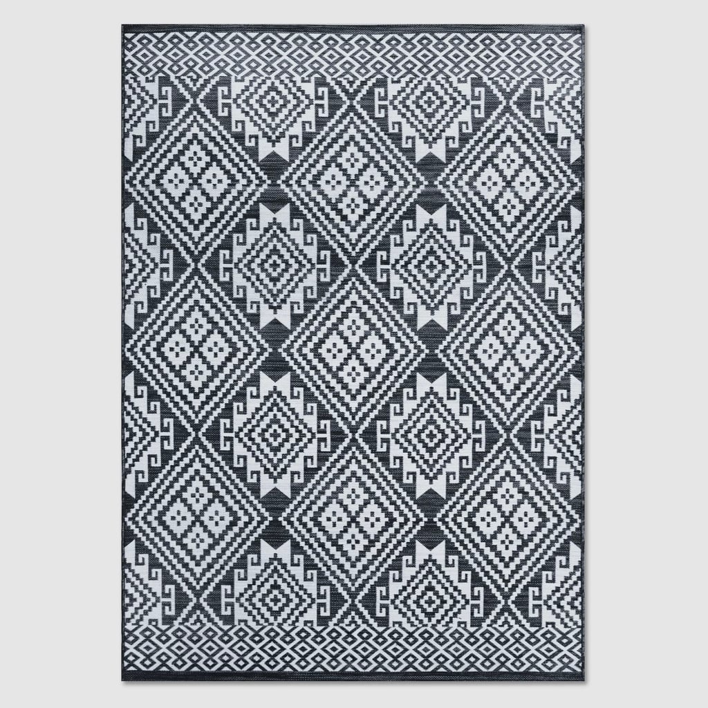 Global Grid Outdoor Rug