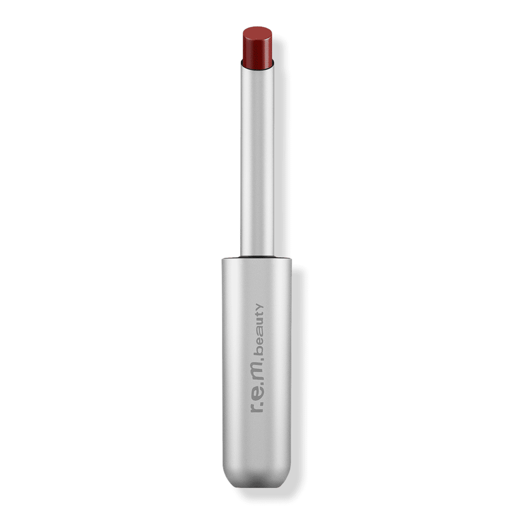 A Creamy Finish: r.e.m. beauty On Your Collar Classic Lipstick in CEO