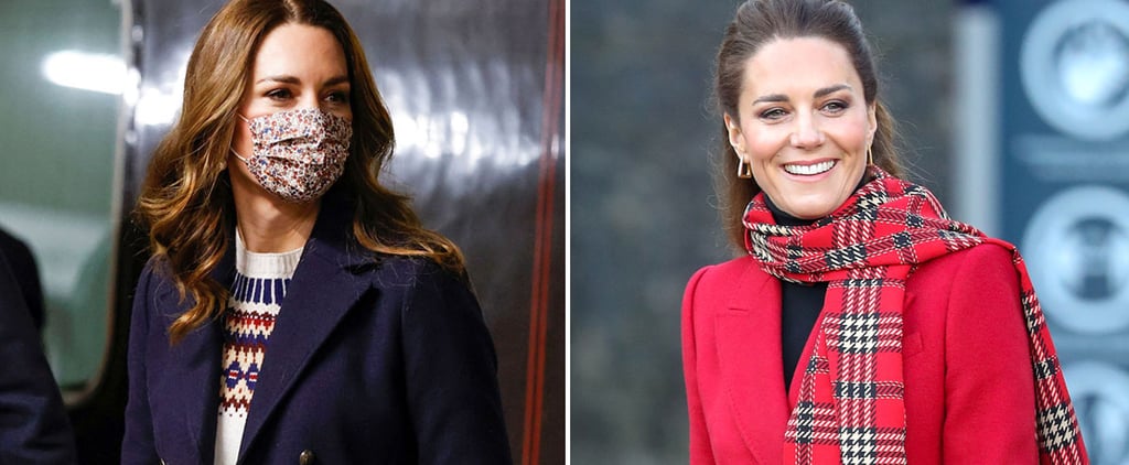 Kate Middleton's Festive Royal Train Tour Outfits 2020