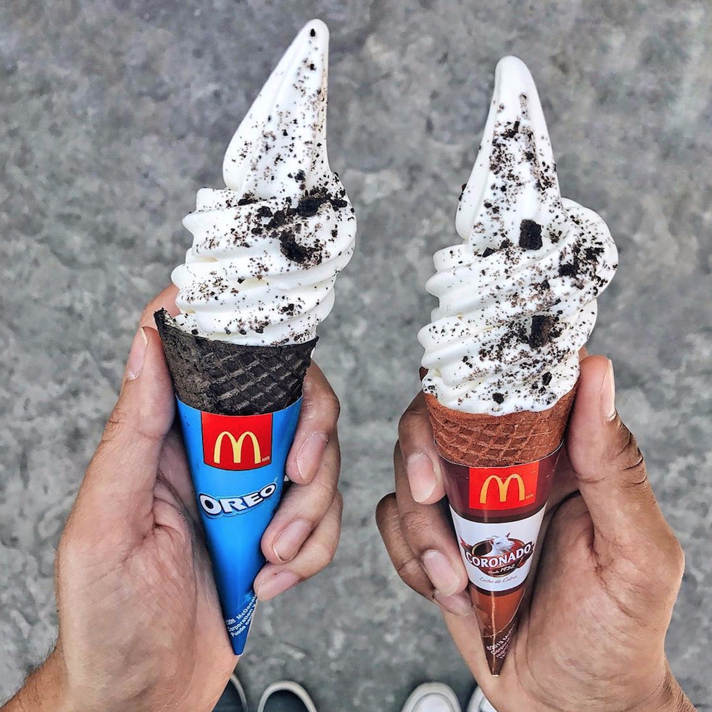 Mcdonald S Oreo Ice Cream Cone Popsugar Food