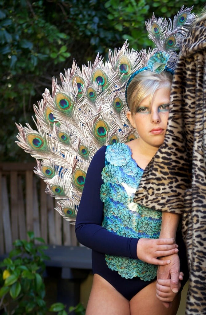 DIY Peacock Costume Made From Photographs POPSUGAR Moms   Fc7c99cce8a2e8d3 1380147779576 