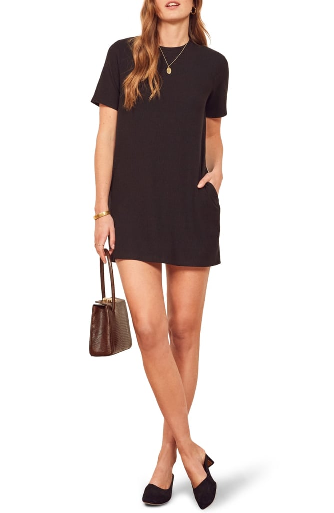 Reformation Charli Ribbed T-Shirt Dress