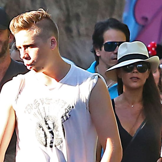 Beckham Family at Disneyland August 2015
