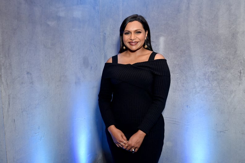 NEW YORK, NY - MAY 02:  Mindy Kaling poses for a photo in the Hulu Upfront 2018 Green Room at The Hulu Theater at Madison Square Garden on May 2, 2018 in New York City.  (Photo by Mike Coppola/Getty Images for Hulu)