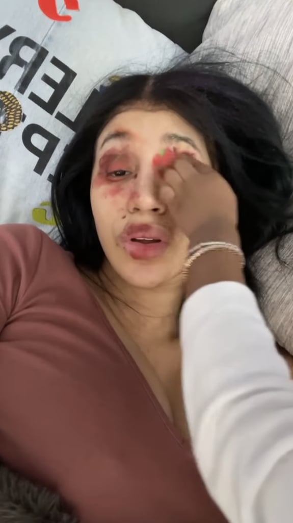 Cardi B Let Kulture Do Her Makeup — See the Pictures