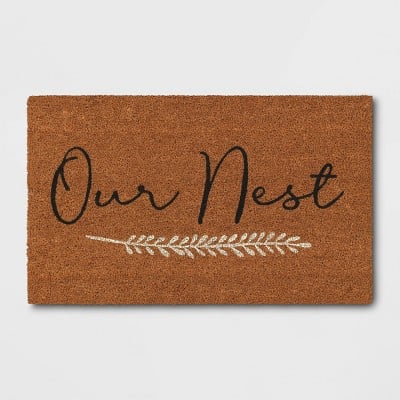Threshold 1'6"x2'6" Our Nest Doormat