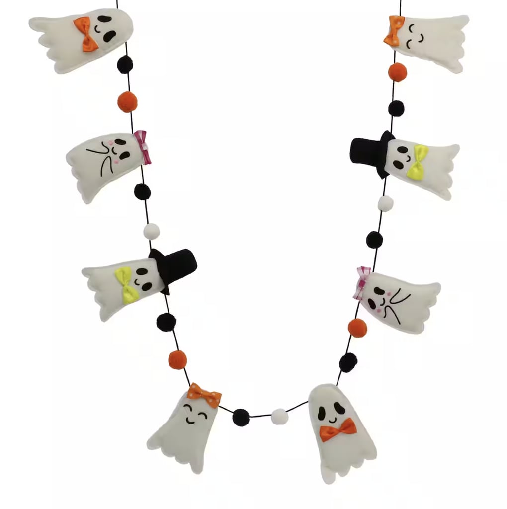Michaels Halloween Decor: 6-Foot Ghost With Pom Pom Garland by Ashland