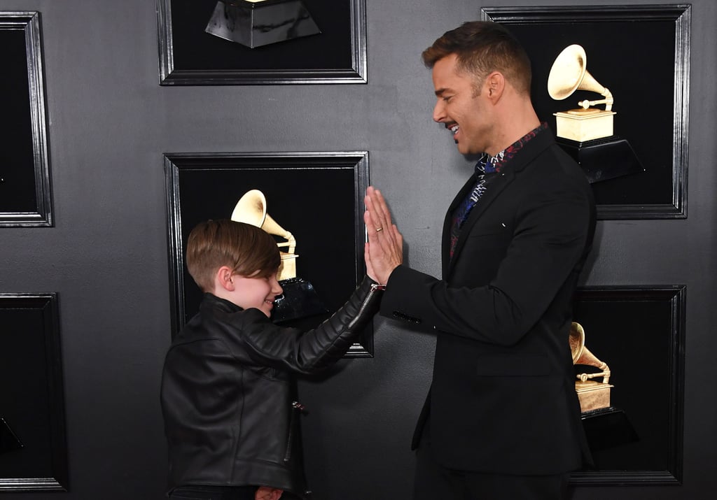 Ricky Martin and His Son at the 2019 Grammys