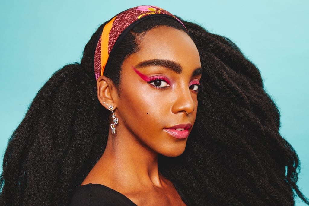 For an extra edge, Cipriana's makeup look is accented by Dior J'adior Asymmetric Earrings ($400).