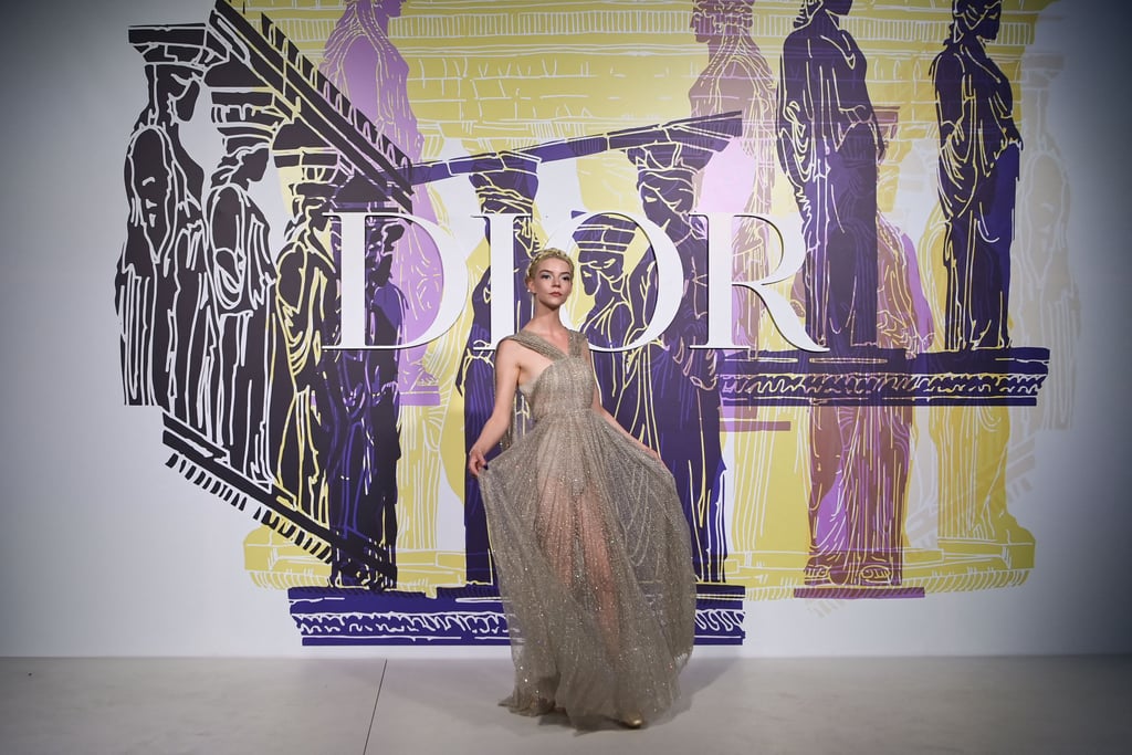 Anya Taylor-Joy Stuns in Dior Gown at the Dior Cruise Show