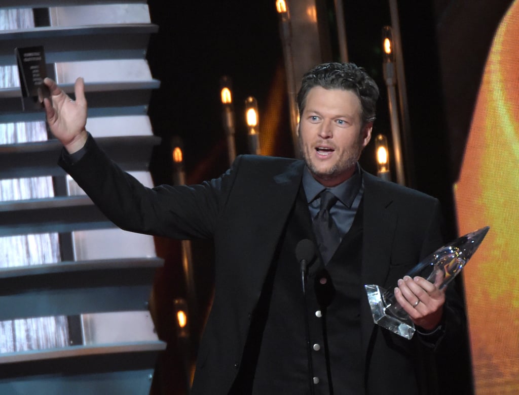 Blake Shelton and Miranda Lambert at the CMA Awards 2014
