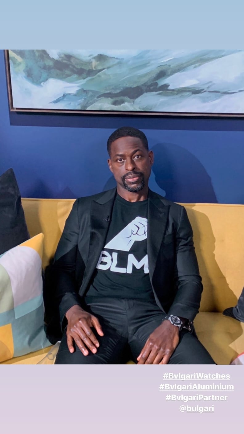 Sterling K. Brown's Black Lives Matter T-Shirt at the 2020 Emmys