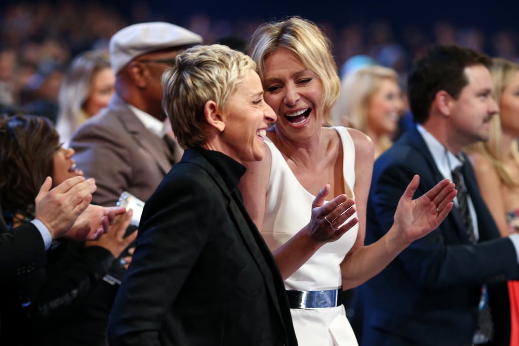 Ellen DeGeneres Portia de Rossi People's Choice Awards 2016