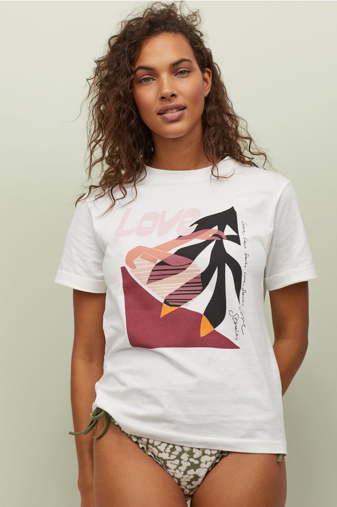 H&M T-Shirt With Printed Design