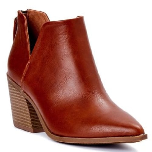 Scoop Women's Block Heel Cutout Bootie