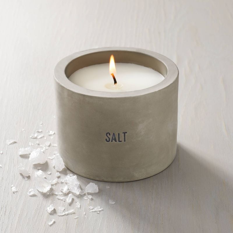 Hearth & Hand™ with Magnolia 5oz Salt Soy Blend Mini Cement Candle