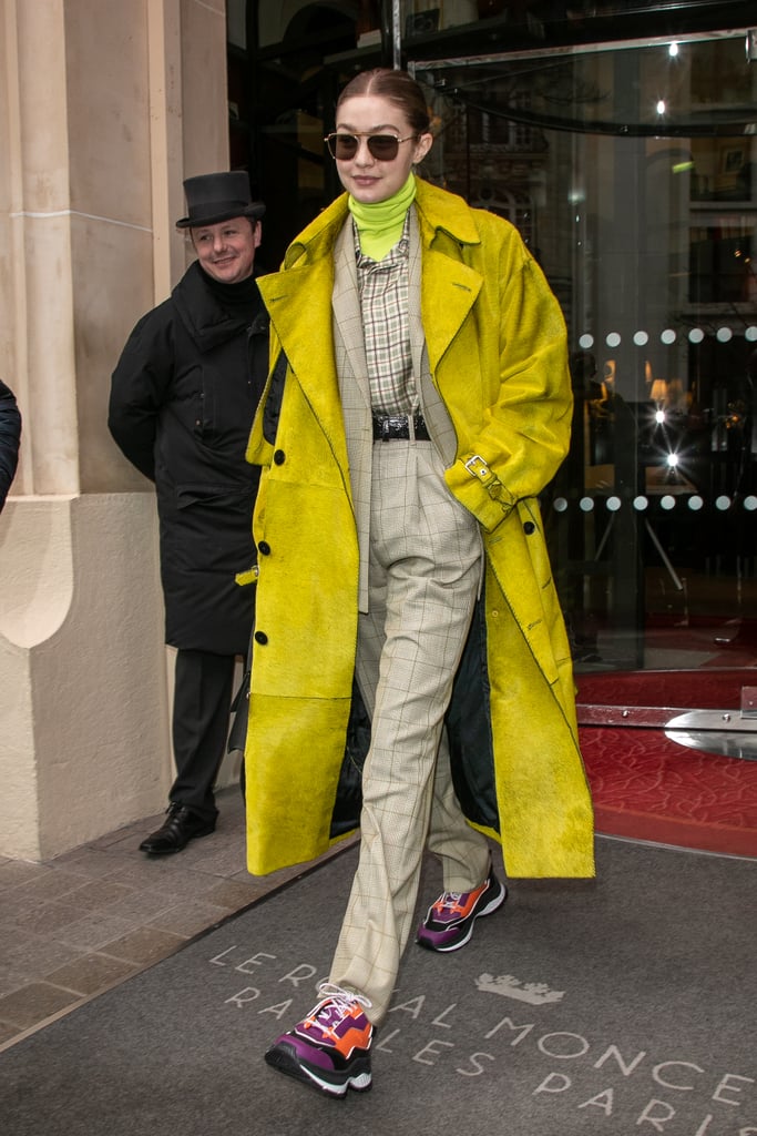 Gigi Hadid's Street Style at Paris Fashion Week