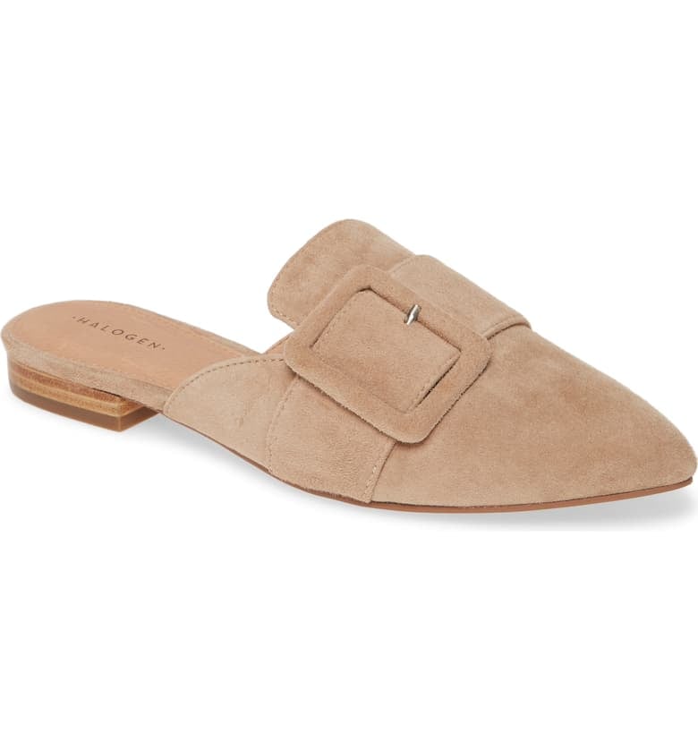 Halogen Elyssa Buckle Mules