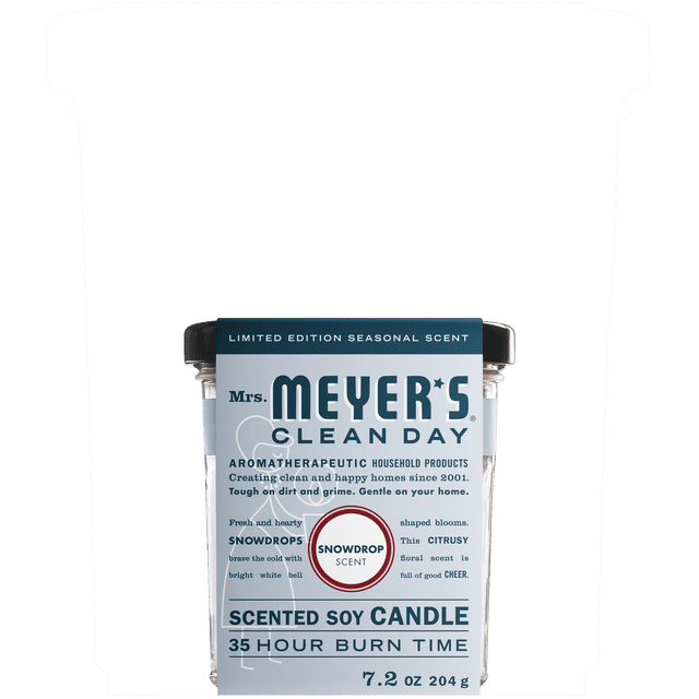 Mrs. Meyer's Snowdrop Soy Candle