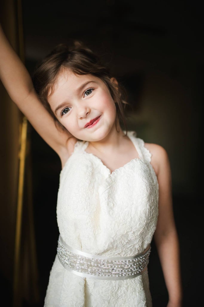Toddler Wears Late Mom's Wedding Dress