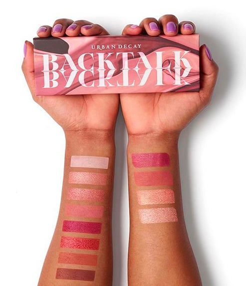 Urban Decay Backtalk Palette Swatches