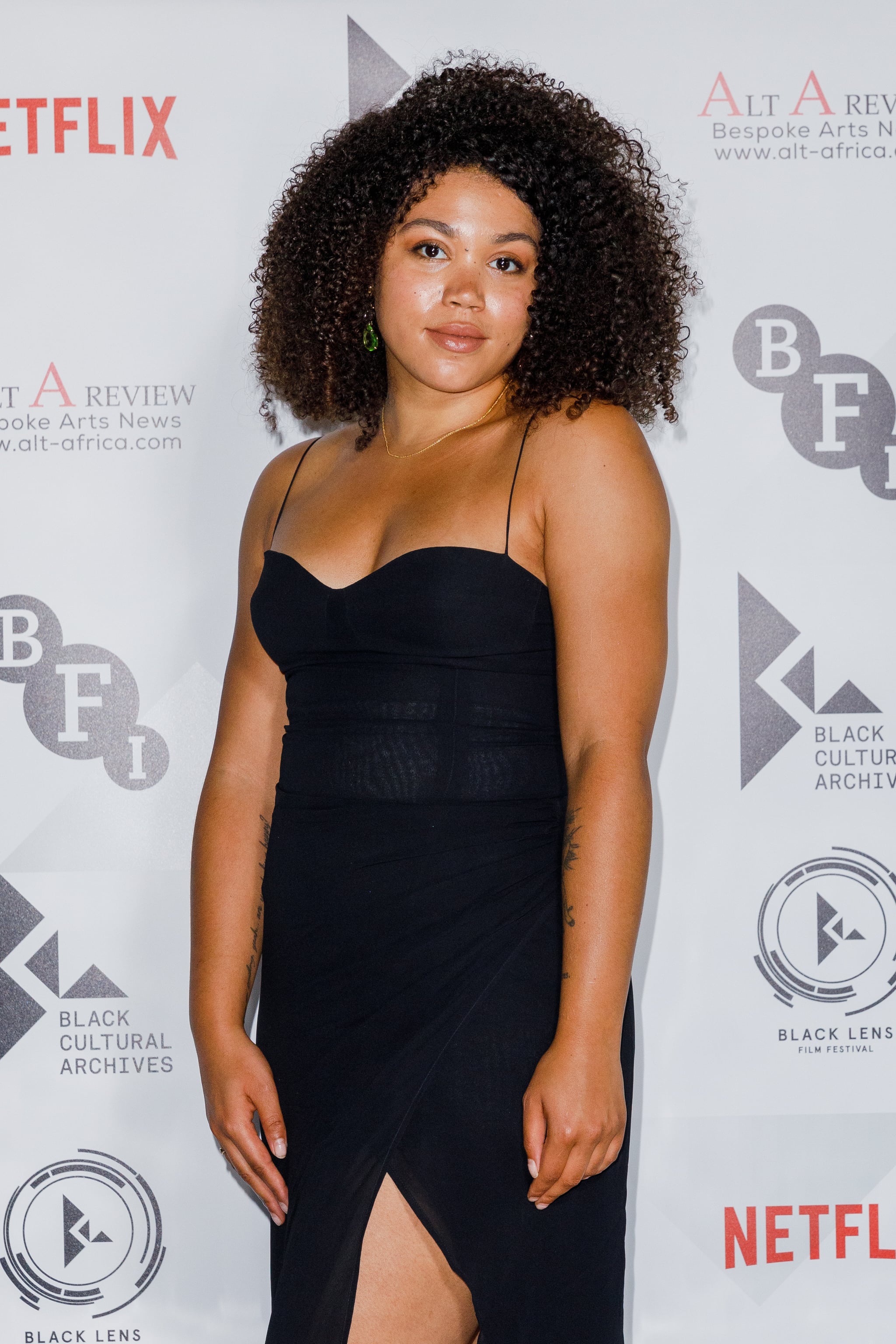 Ruby Barker at Black Lens Film Festival screening