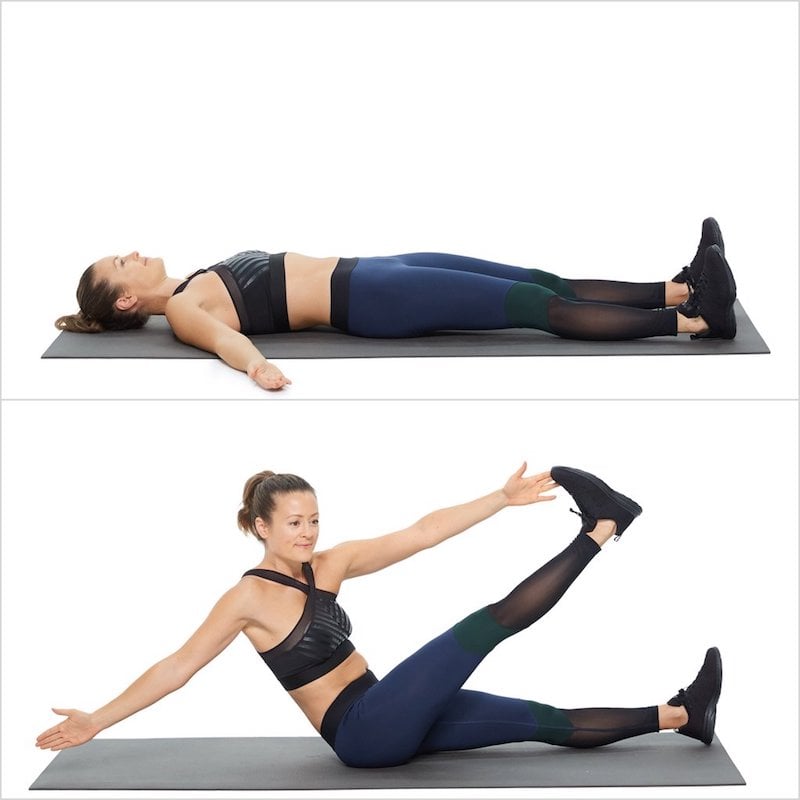 T Cross Sit Up 15 Simple Yet Effective Ab Exercises You Can Do