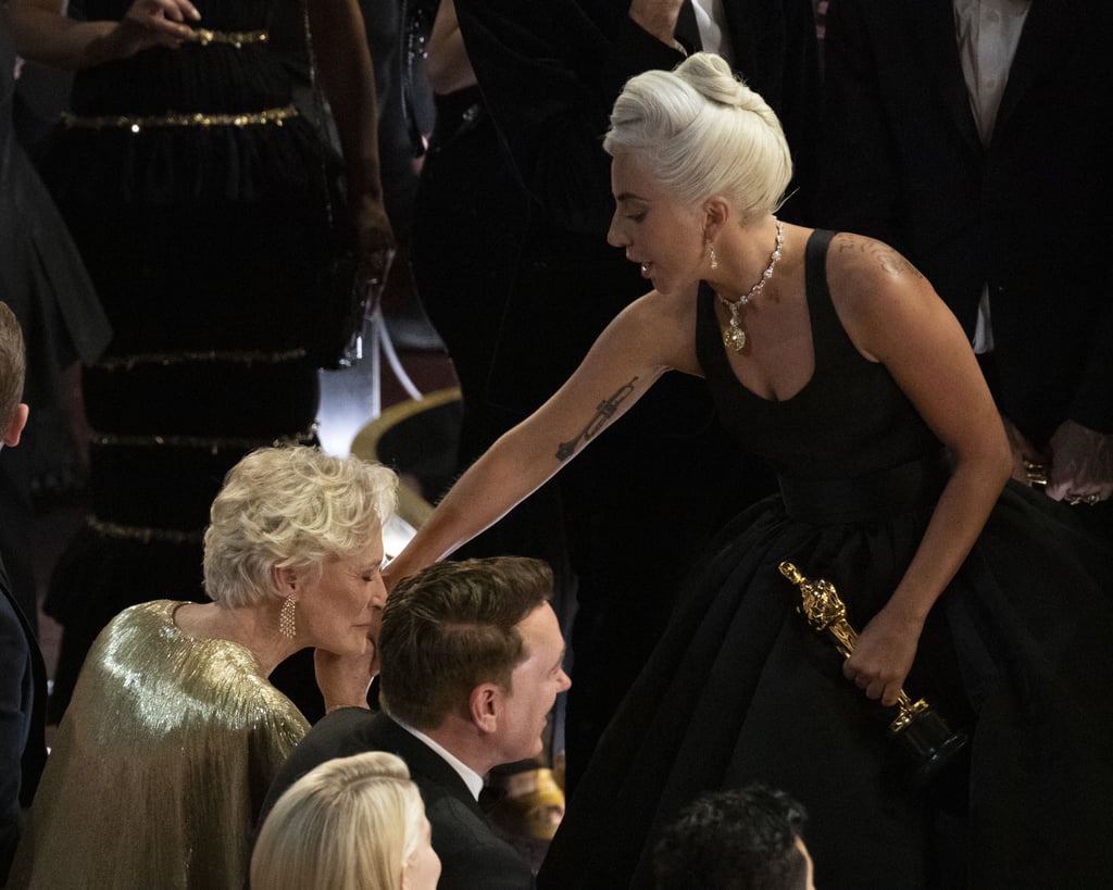 Pictured: Glenn Close and Lady Gaga