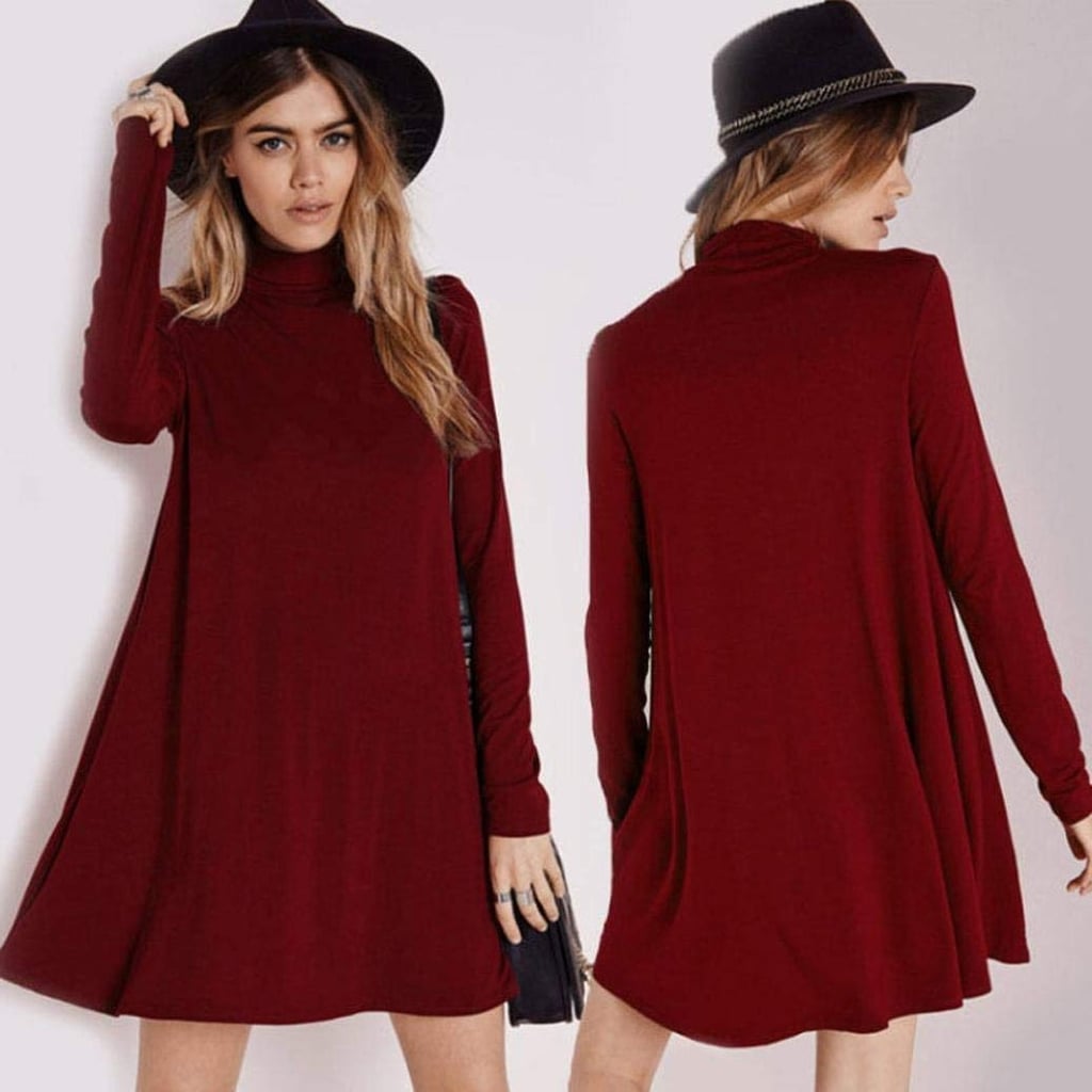 Sunward Turtleneck Dress