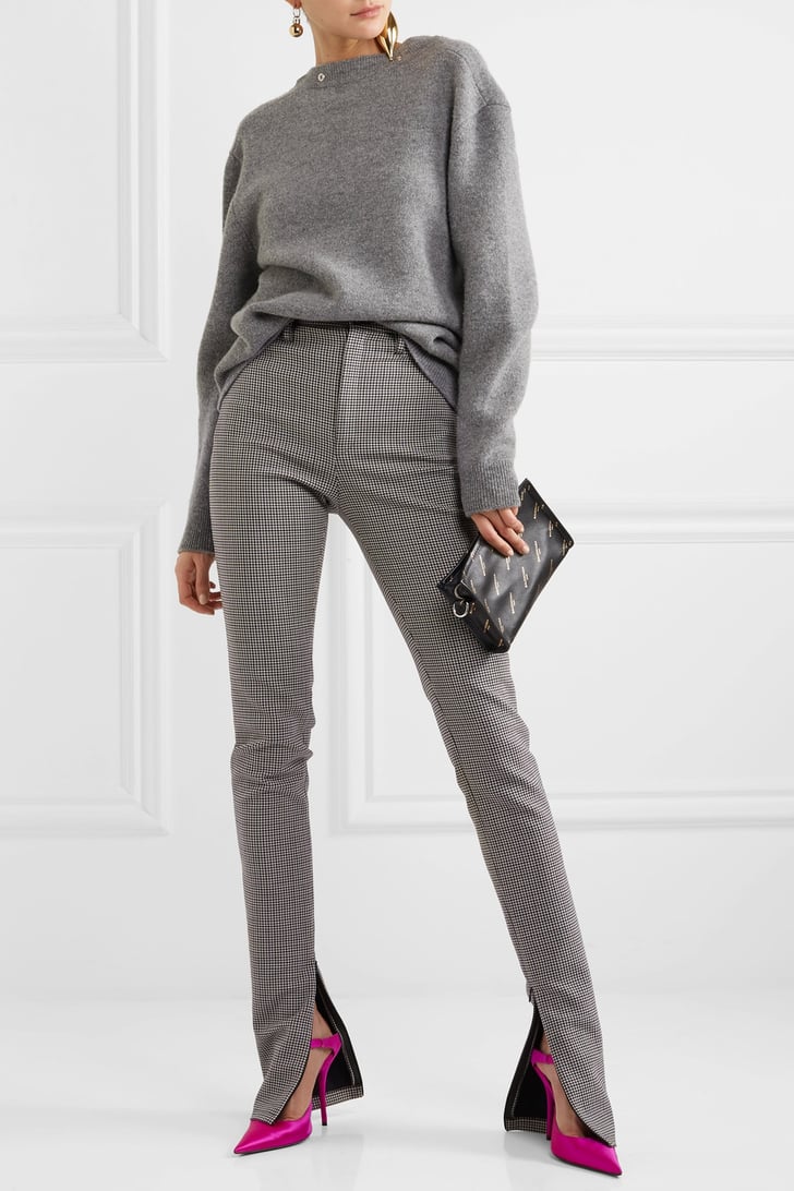 balenciaga pants womens grey