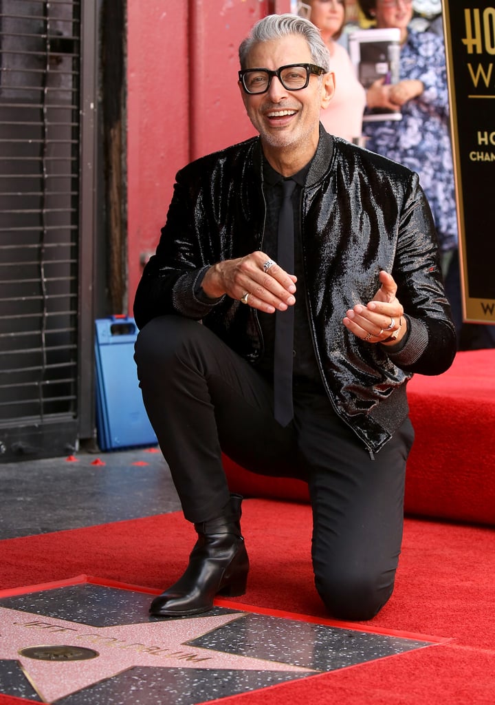 Jeff Goldblum and Family at Hollywood Walk of Fame Ceremony