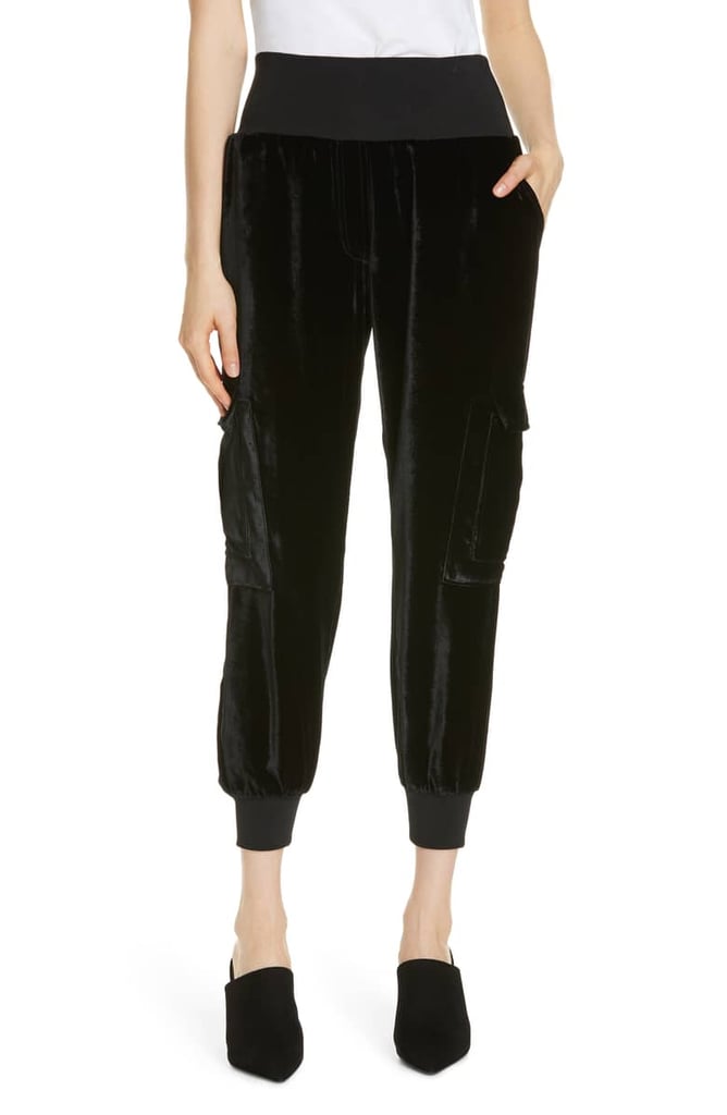 Cinq à Sept Giles Velvet Jogger Pants